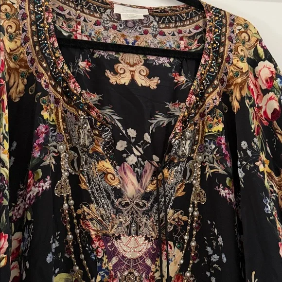 Camilla Friend In Flora Raglan Sleeve Silk - Picture 6 of 15